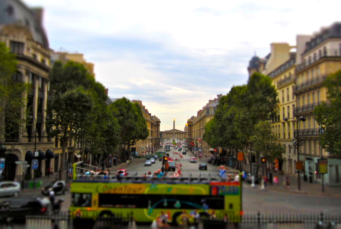Vista Plaza de la Concordia Paris